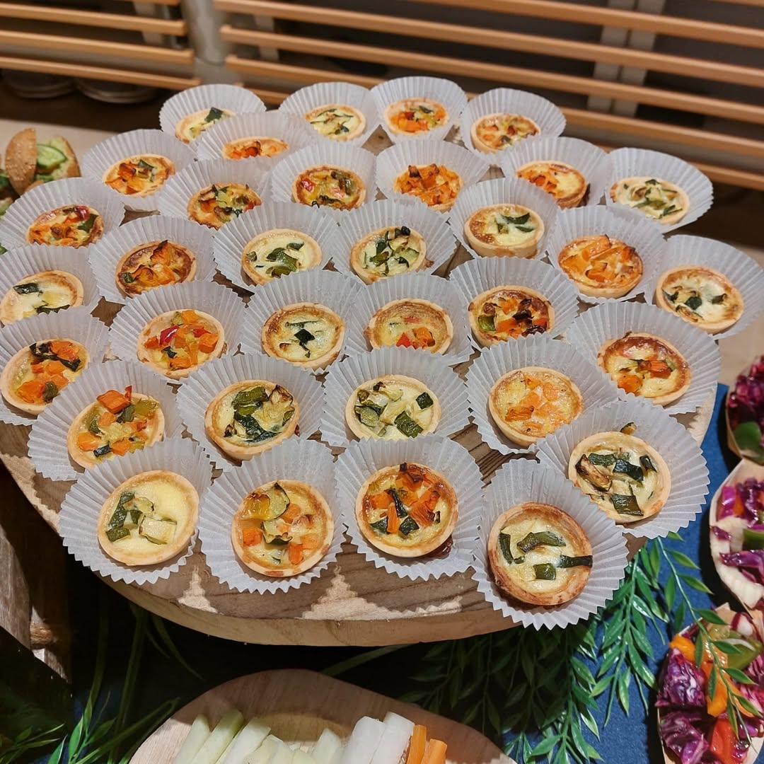 Mini quiche platter